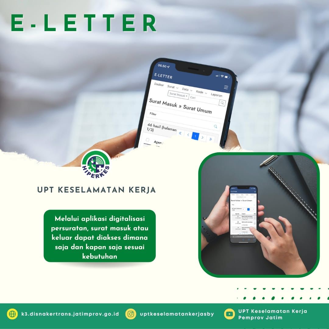 e-LETTER UPT KESELAMATAN KERJA JATIM